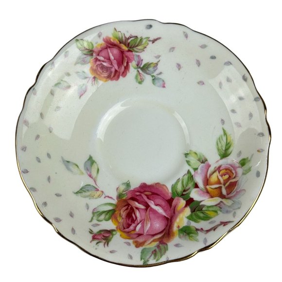 Vintage Paragon Golden Emblem Teacup and Saucer Double Warrant Fine Bone China - Picture 9 of 10